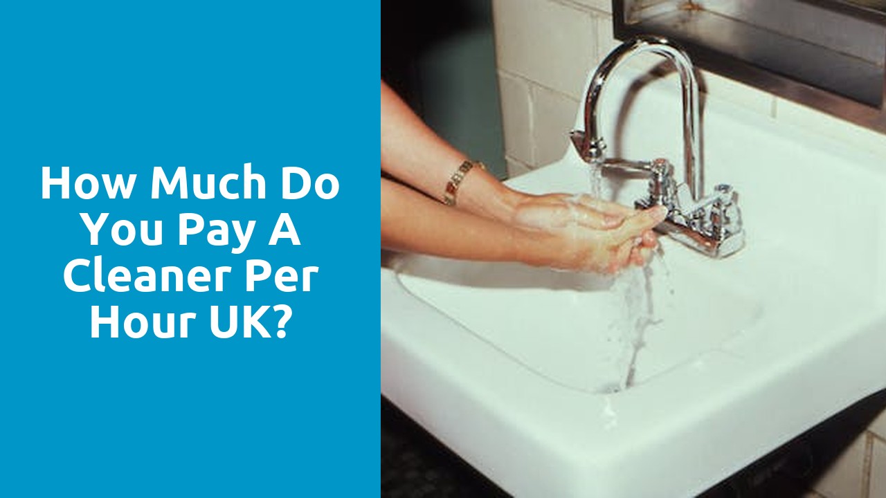 How much do you pay a cleaner per hour UK?