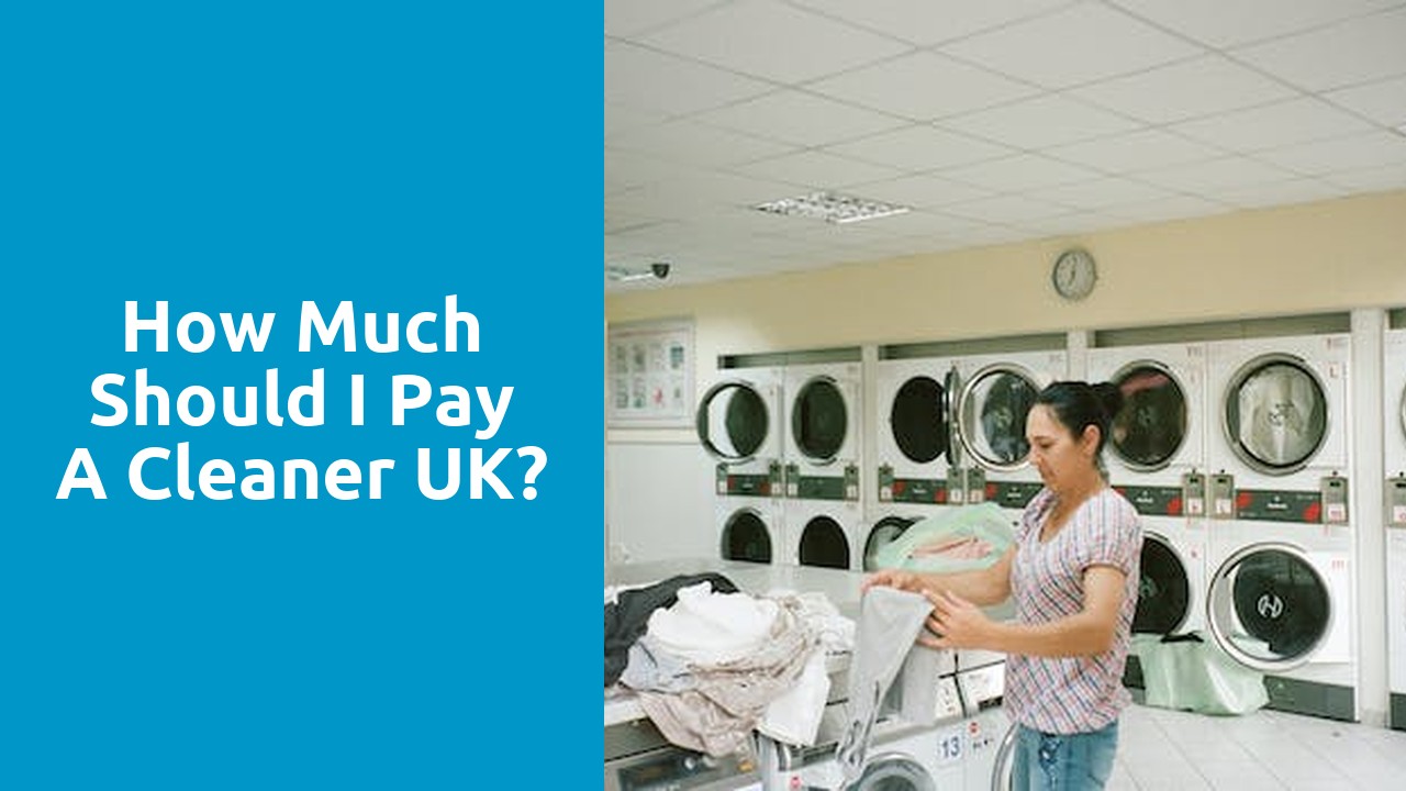 How much should I pay a cleaner UK?