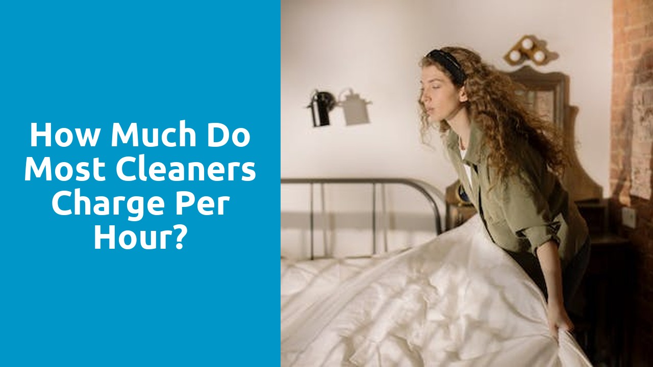 How much do most cleaners charge per hour?