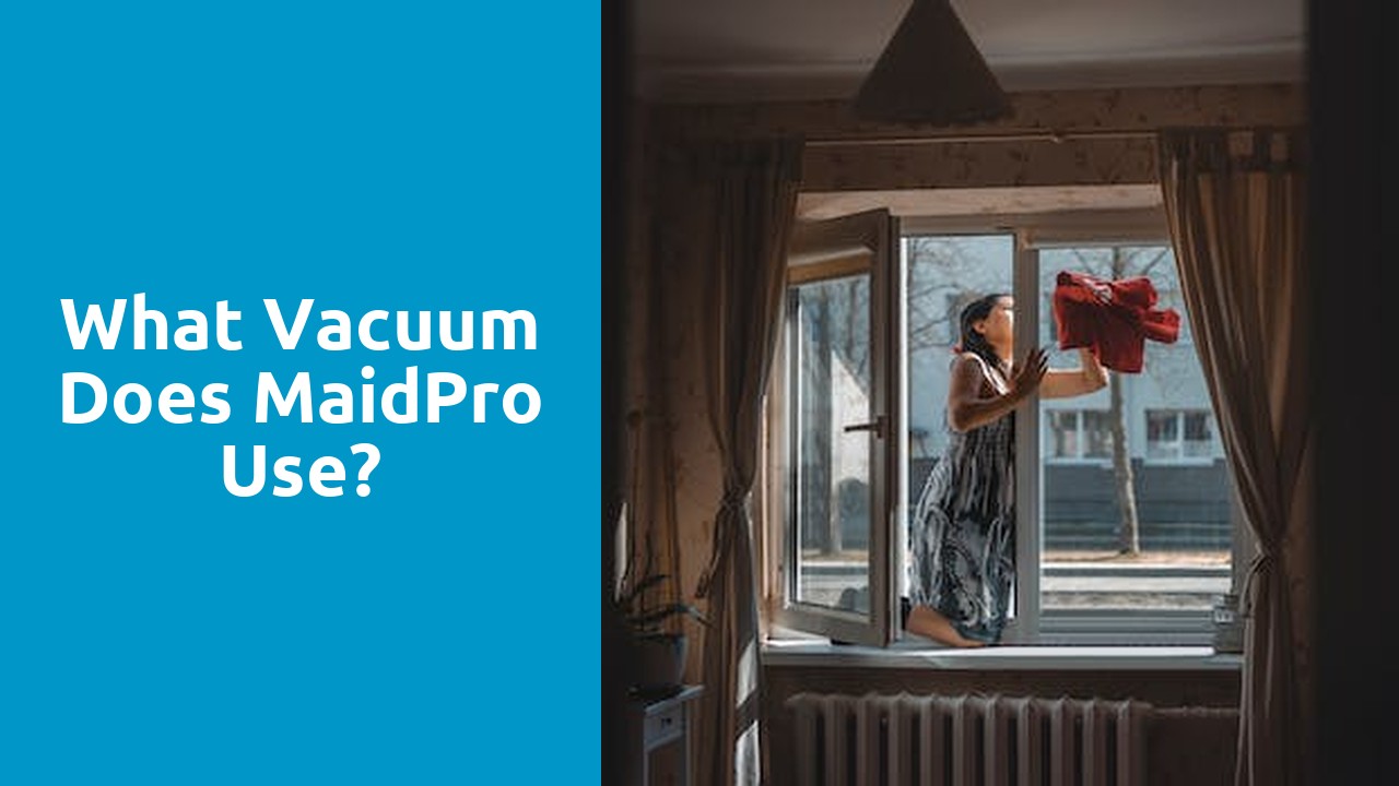 What vacuum does MaidPro use?