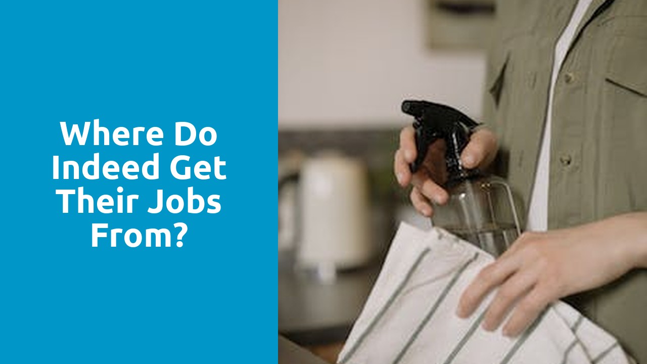 Where do Indeed get their jobs from?