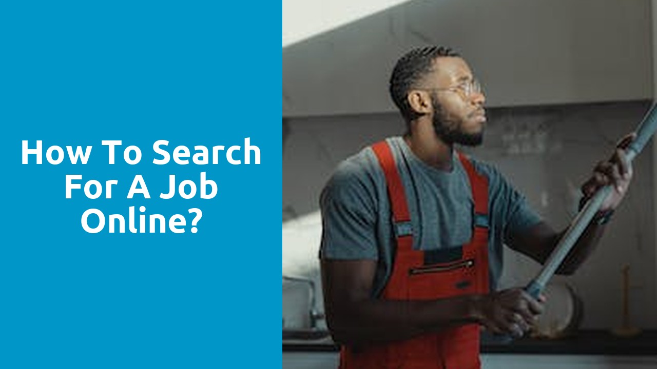 How to search for a job online?