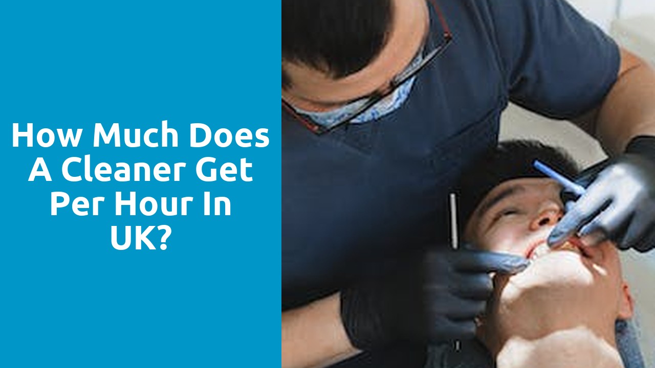 How much does a cleaner get per hour in UK?
