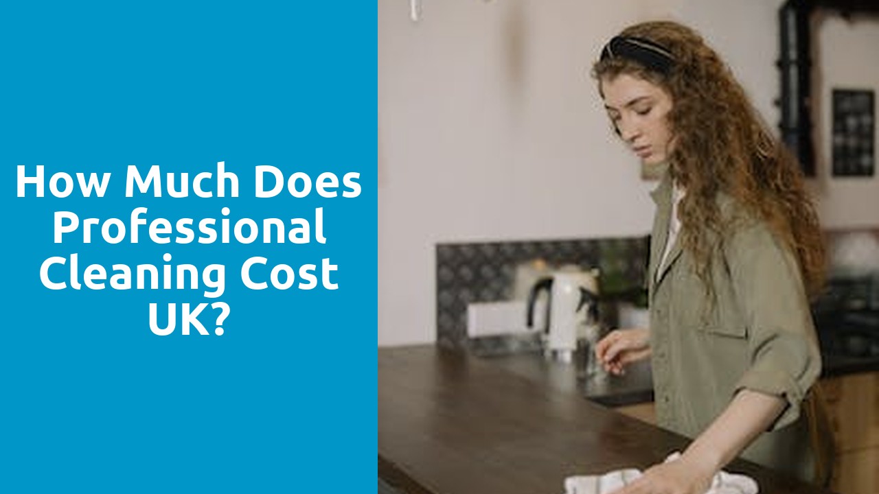 How much does professional cleaning cost UK?