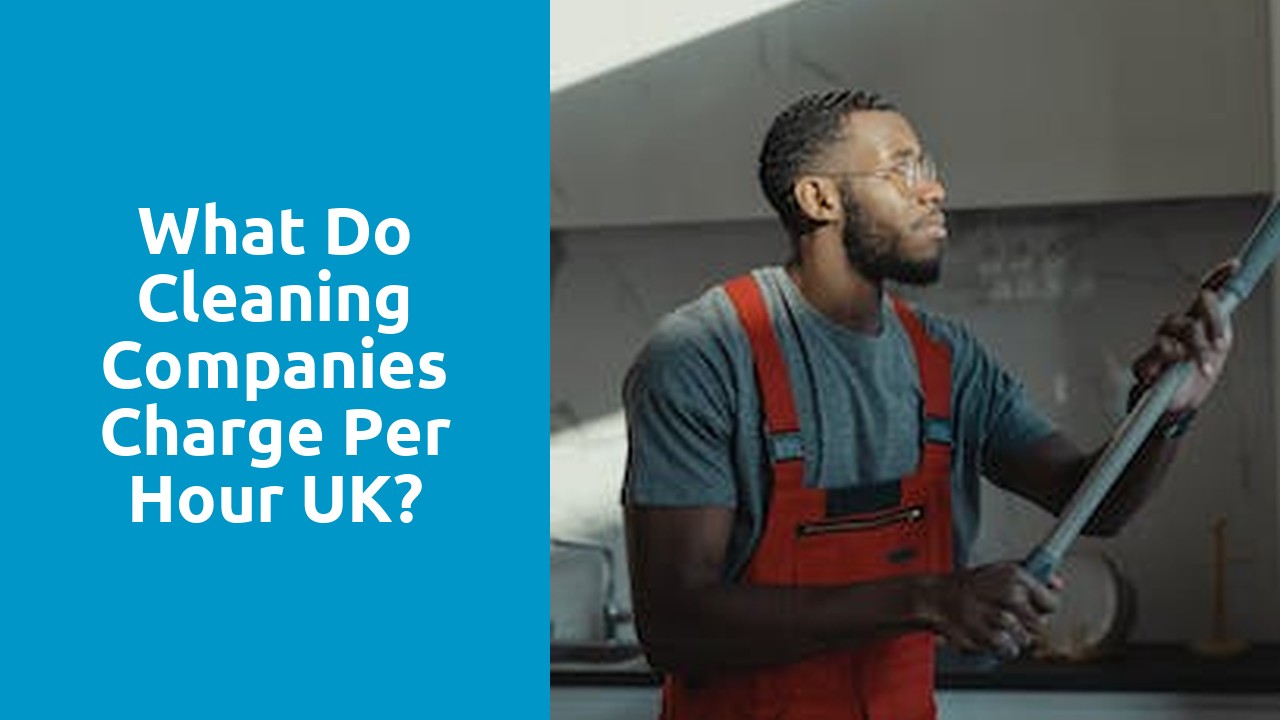 What do cleaning companies charge per hour UK?