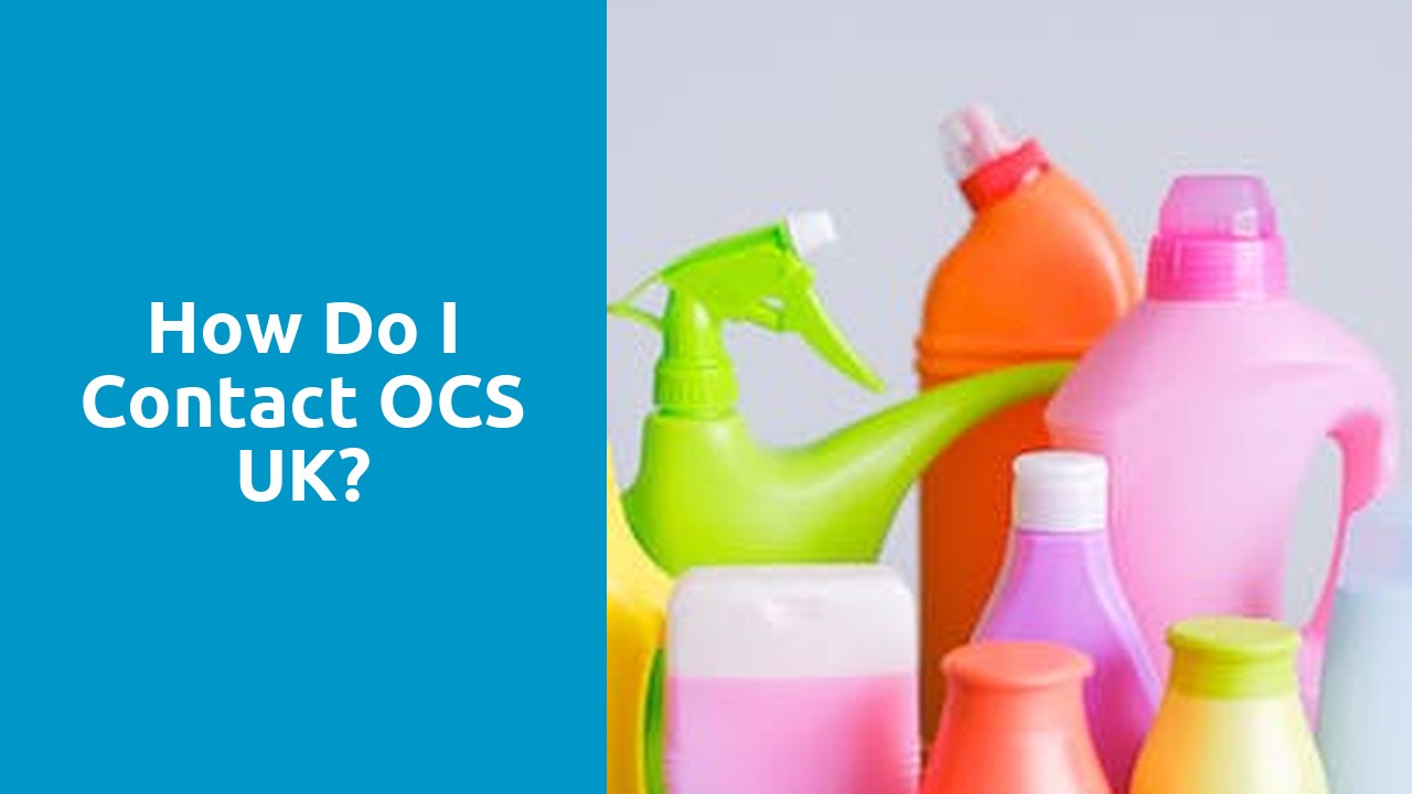 How do I contact OCS UK?